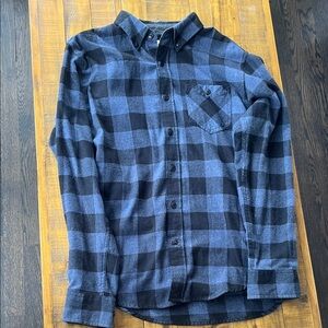 Weatherproof Men's Navy and Black Checkered Shirt